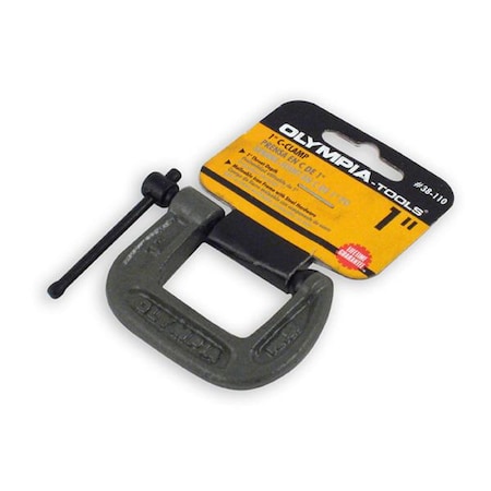 Olympia Tools 1"X 1" C-Clamp 38-110